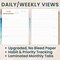 bloom daily planners 2026-2027 Academic Planner, 13 Month Soft Cover Monthly & Weekly, 8.5" x 11", Stickers Included, Coastal Calm